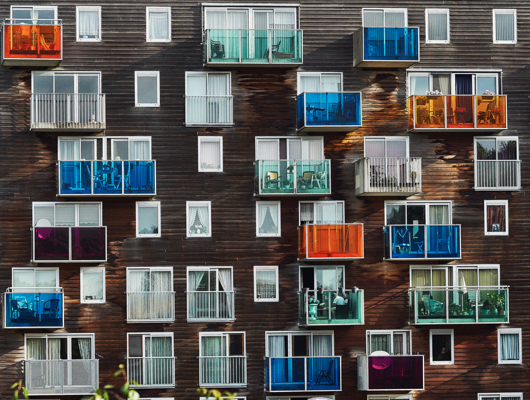Wall with windows